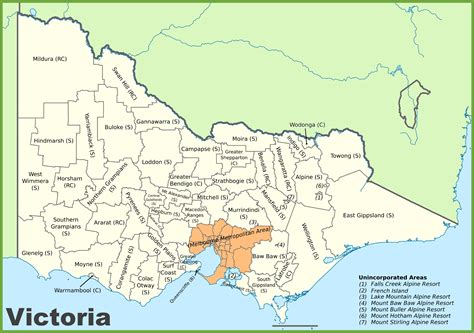 victoria municipality map|local government maps victoria.